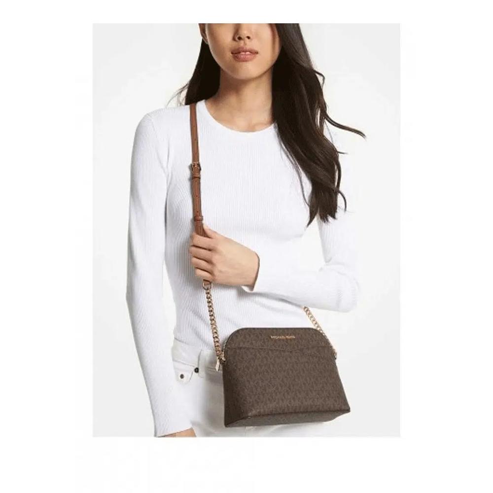 Сумка через плечо Jet Set Travel Medium Logo Dome Crossbody 6