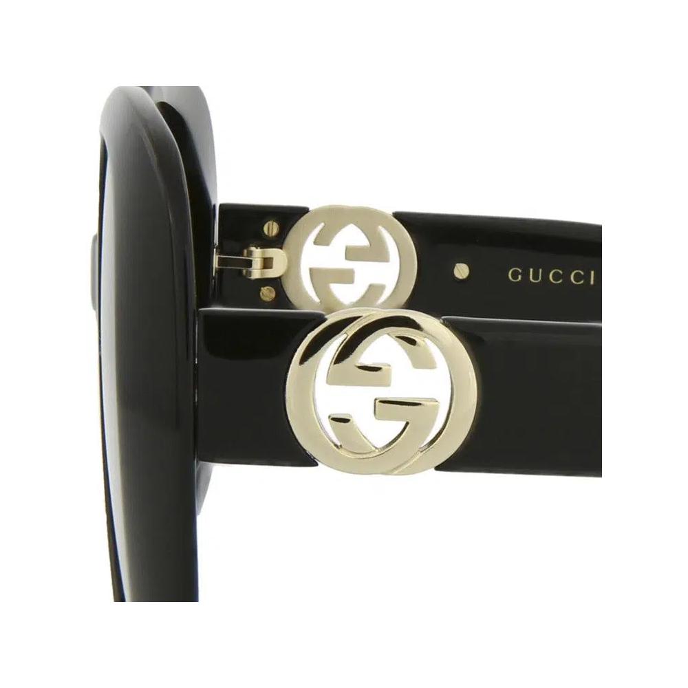 Очки Gucci Square Frame Injection Sunglasses 'Black/Grey' 2