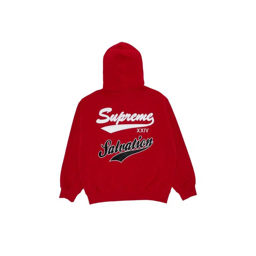 Худи Supreme Salvation Zip Up Hooded Sweatshirt 'Red' 2