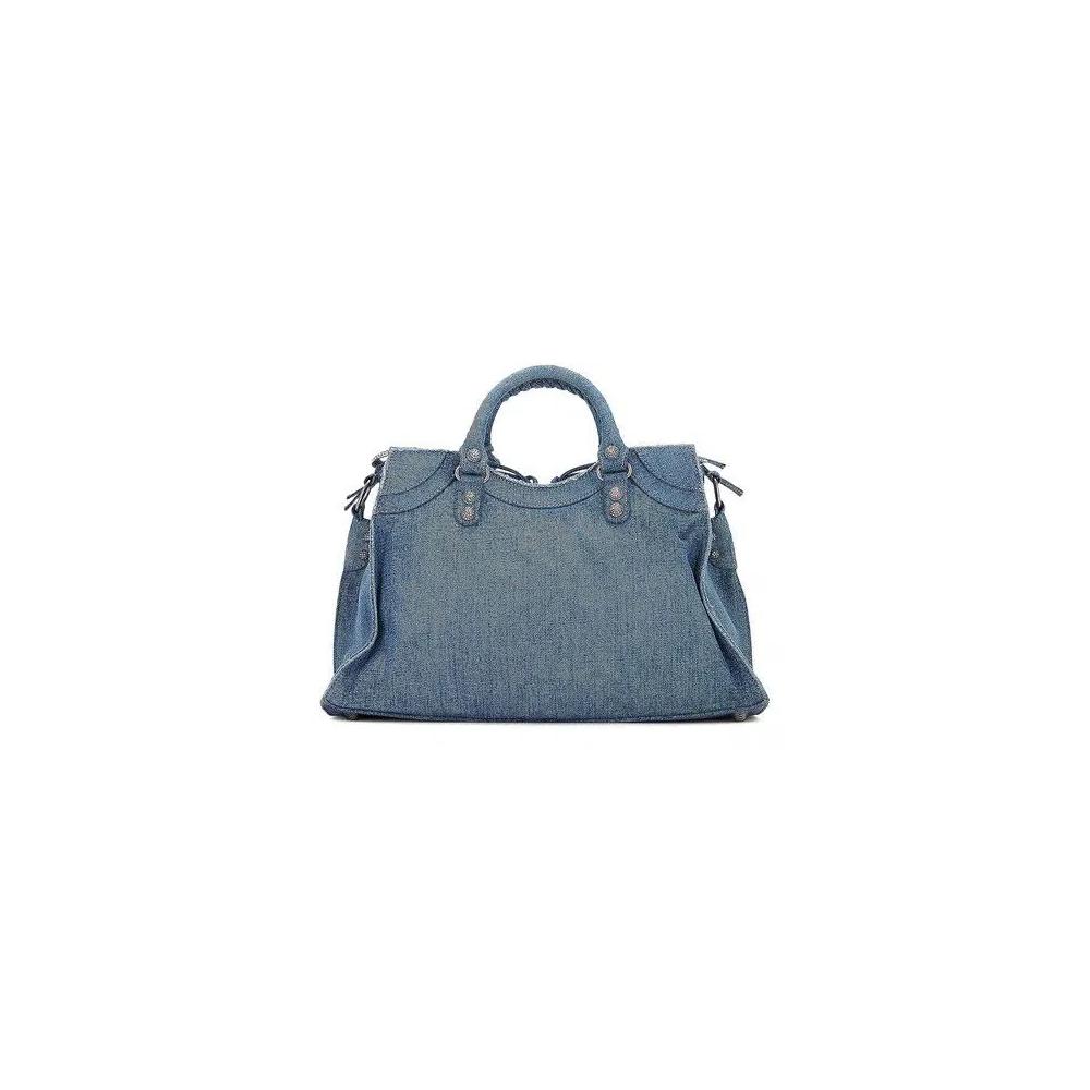 Сумки с ручкой Balenciaga Neo Cagole City Bag 'Синий' 2