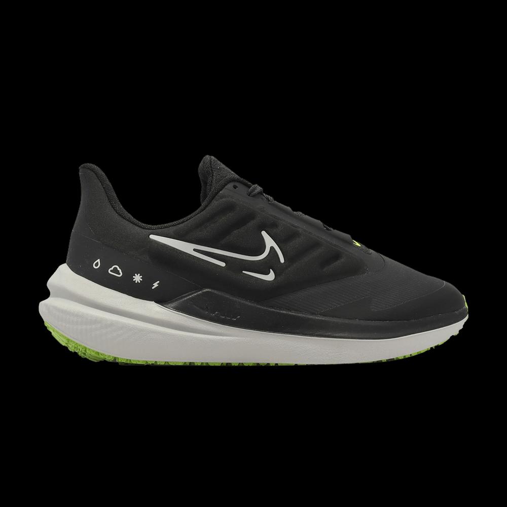 Кроссовки Nike Wmns Air Winflo 9 Shield 'Black White Volt' 1