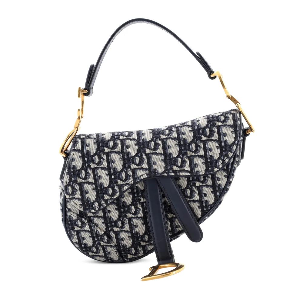 Saddle Handbag Oblique Canvas Mini shoulder bag 1
