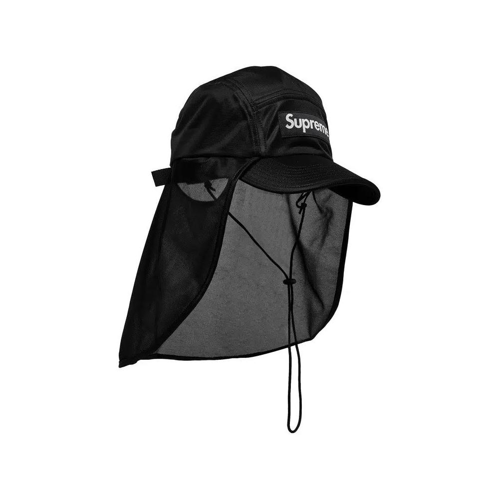 Кепка Supreme Mesh Sunshield Camp Cap 'Черный' 2
