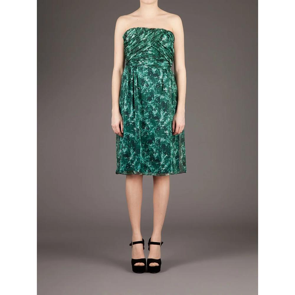 printed strapless dress 2