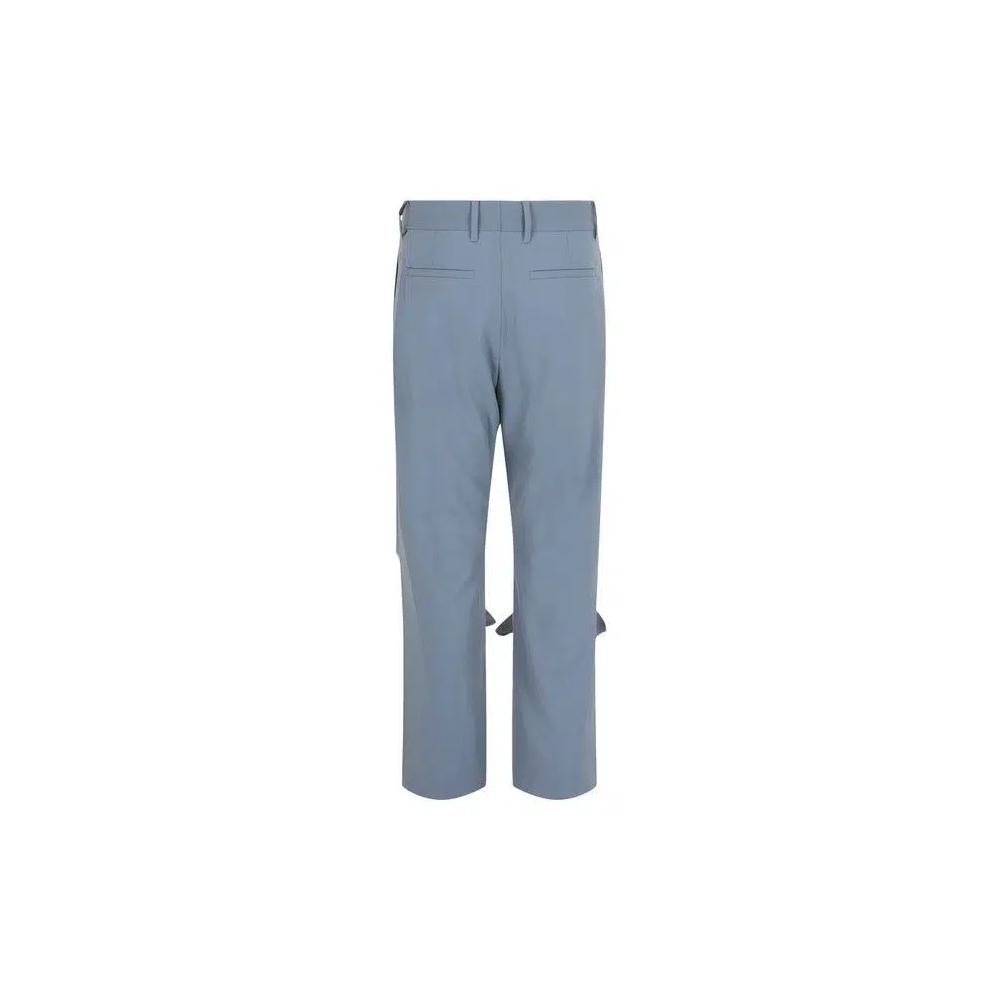 Givenchy Destroyed Straight Fit Pants «Жемчужно-серый» 2