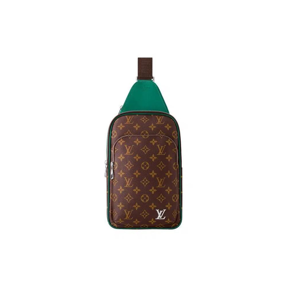 Сумки через плечо Louis Vuitton Avenue Slingbag «Borneo Green/Brown Monogram Canvas» 1