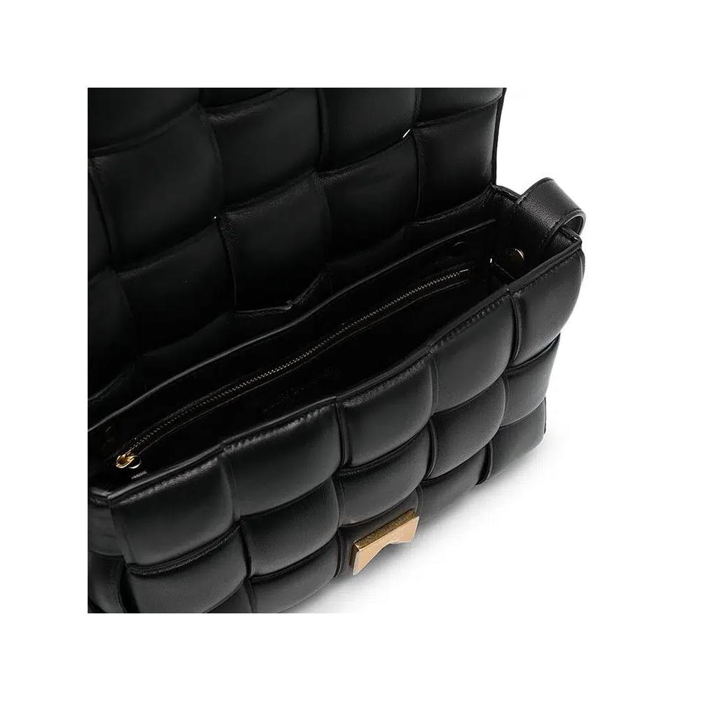 Сумки через плечо Bottega Veneta Padded Cassette Bag 'Черный/Золотой' 3