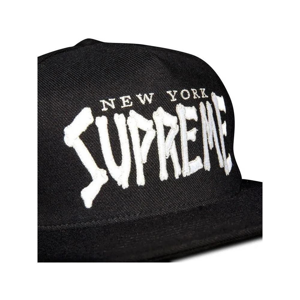 Бейсболки Supreme Bones Logo 5-Panel 'Черный' 3
