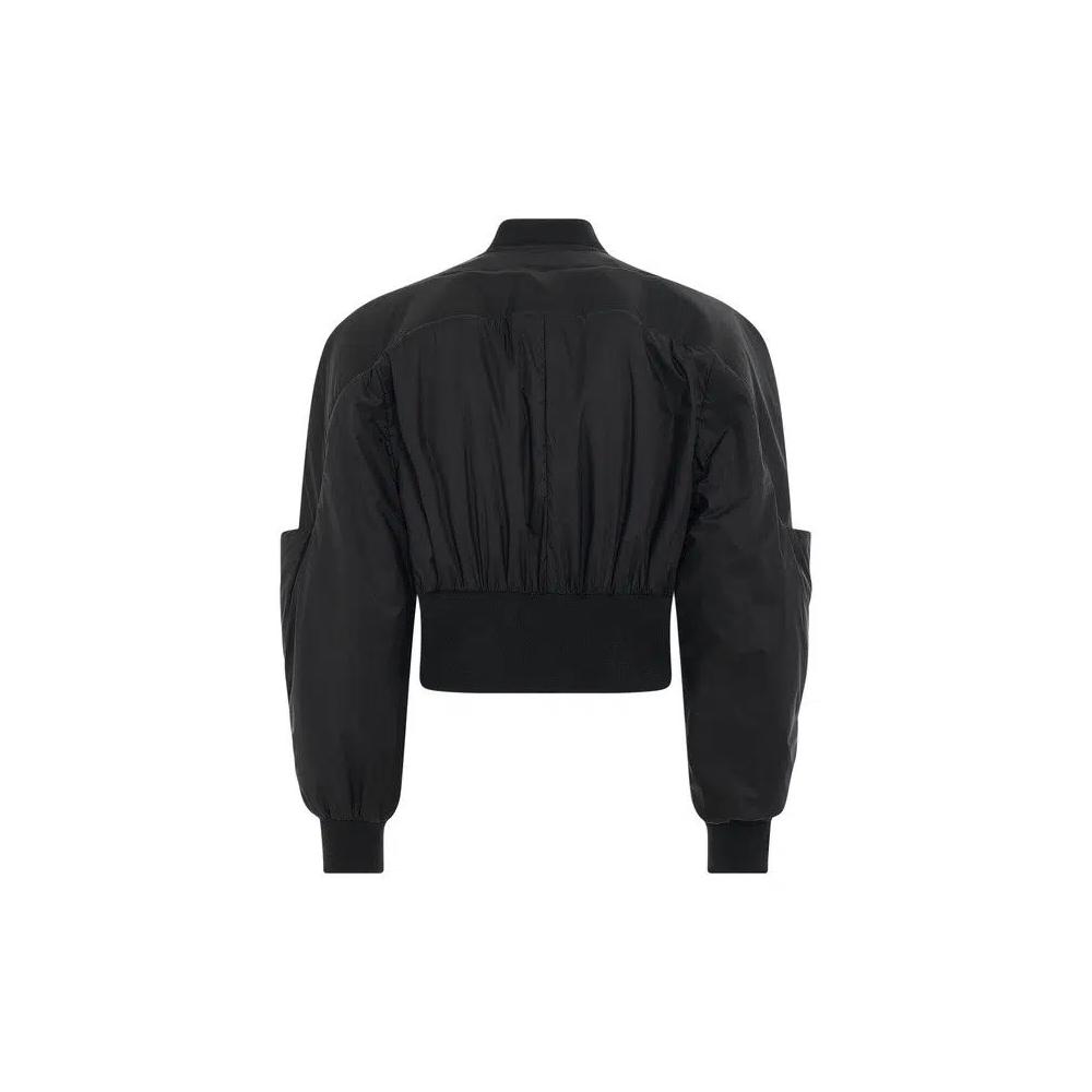 Верхняя одежда Rick Owens Cropped Girdered Bomber 'Черный' 2