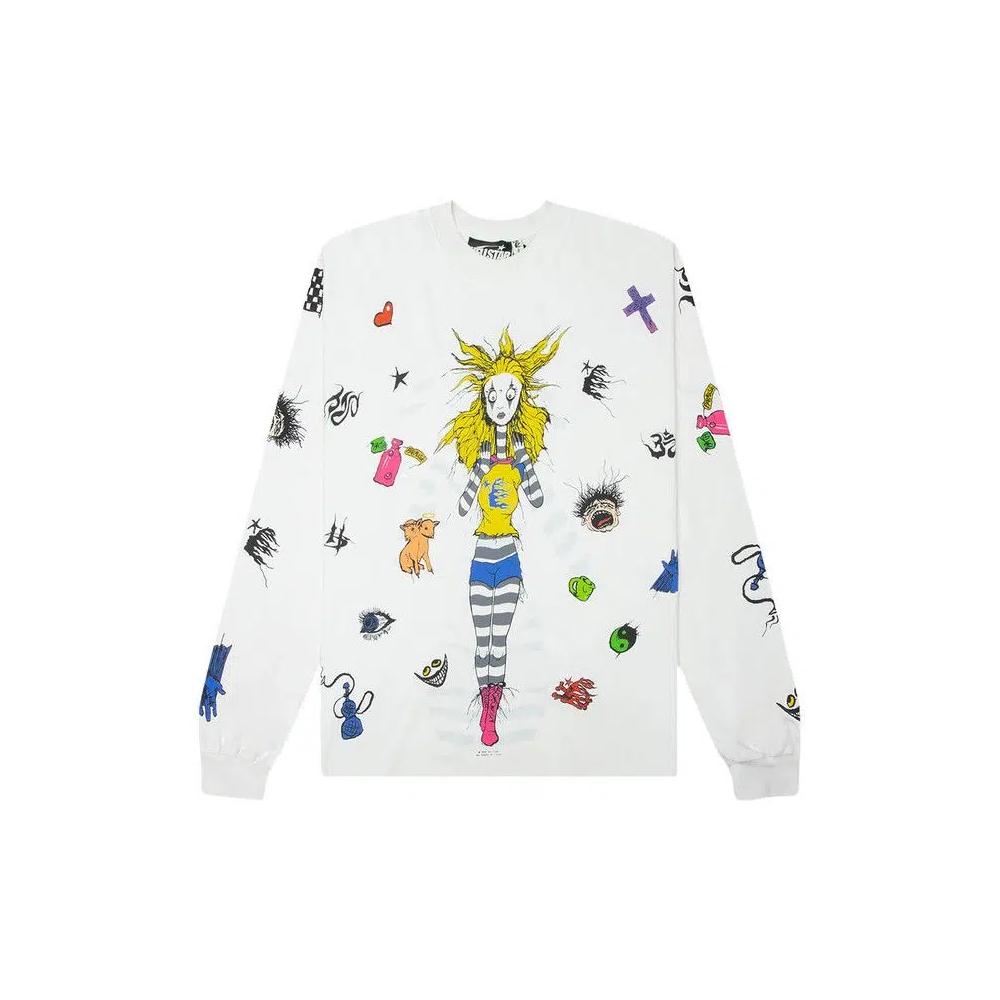 Футболки с длинным рукавом Hellstar Down The Paradise Path Long-Sleeve 'White' 1