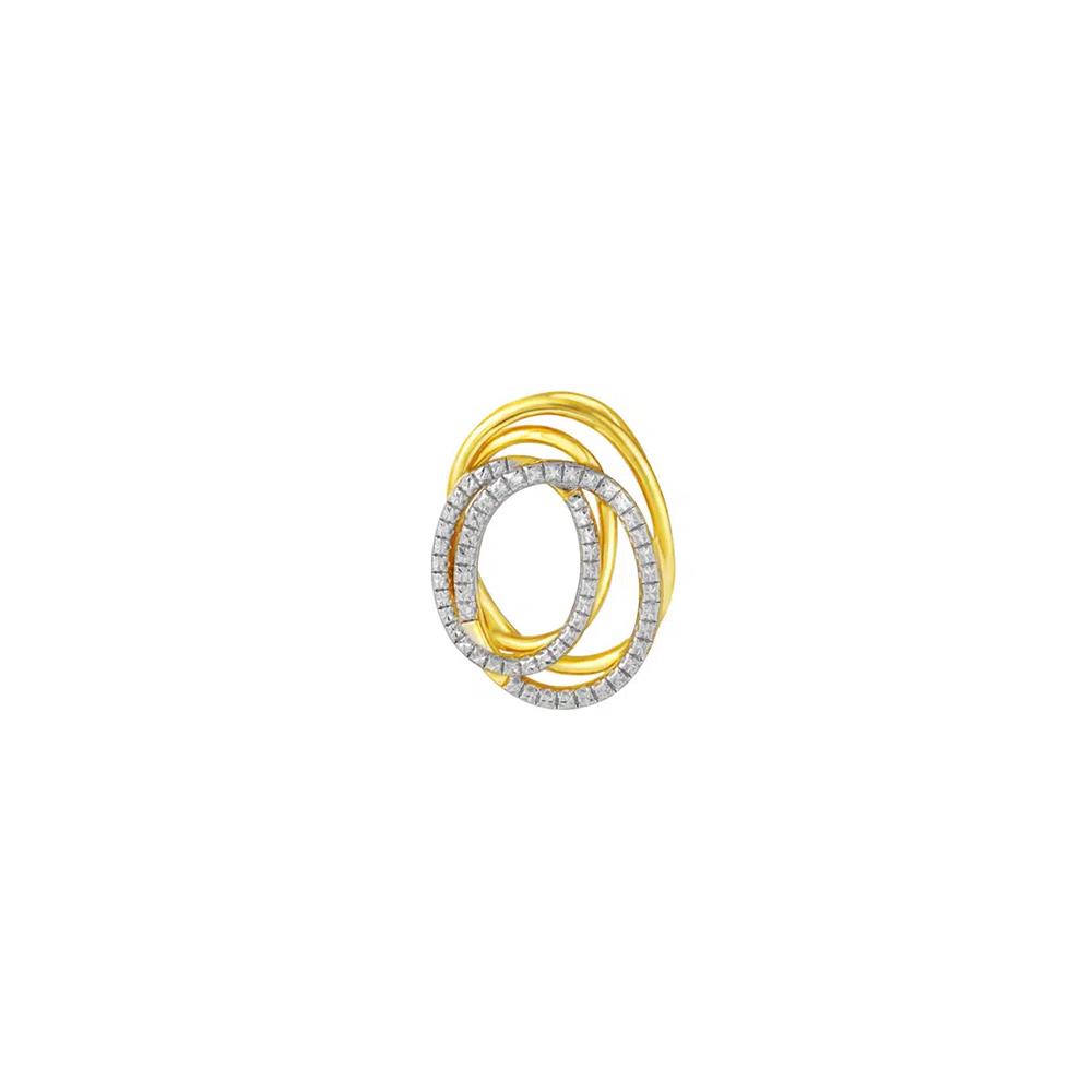 TOMEI Diamond Cut Collection подвеска, желтое золото 916/22K 1