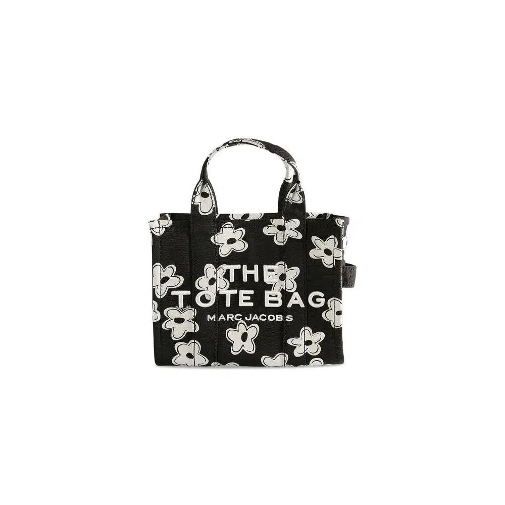 Сумки-тоут Marc Jacobs The Small Daisy Canvas Tote Bag 'Black/White' 1