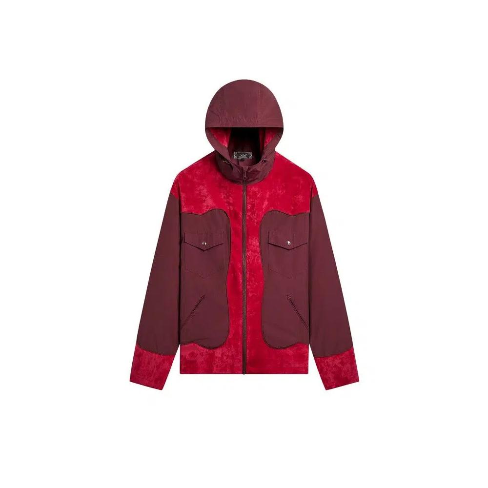 Куртки Kith Nylon Faille Austin Jacket «Магма» 1