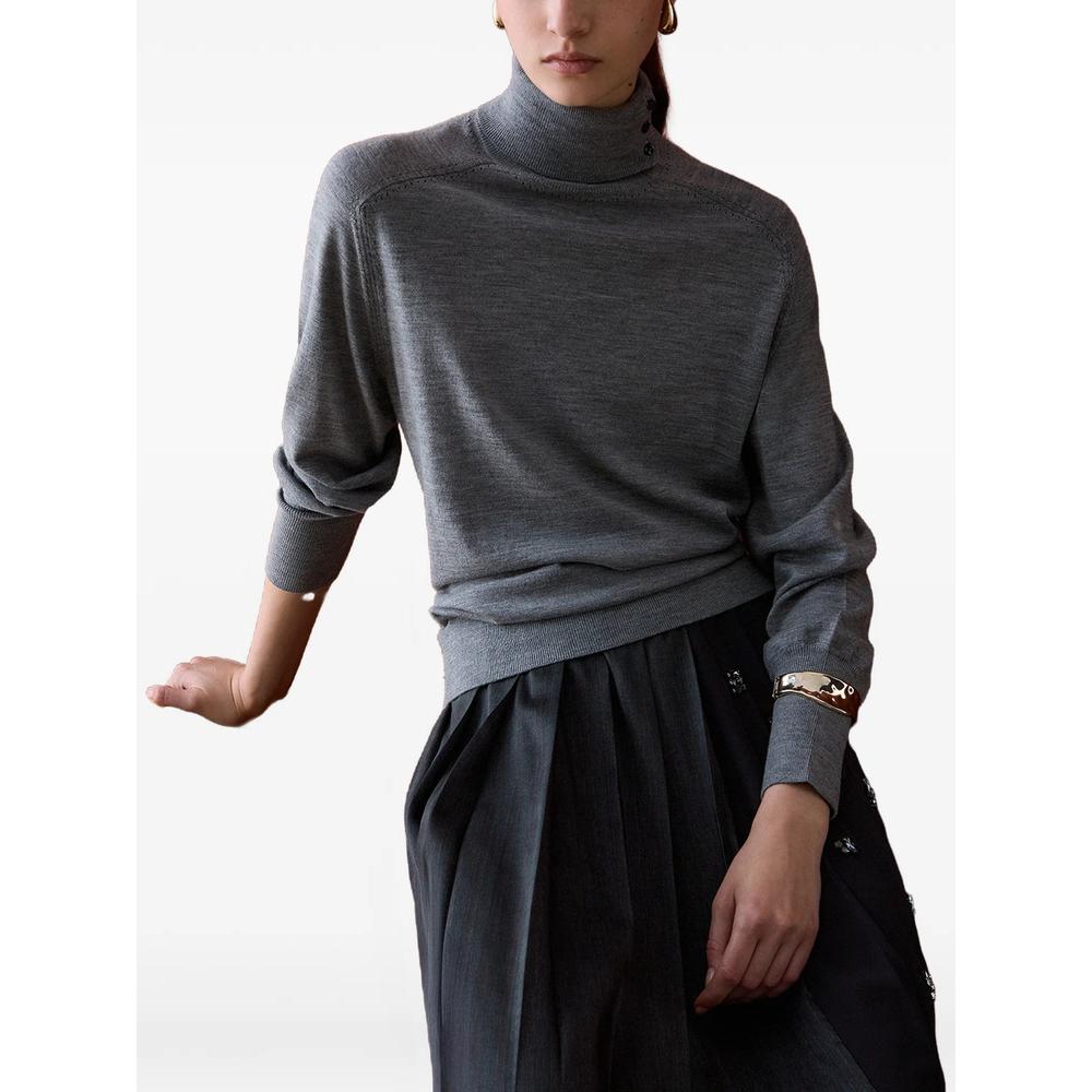 wool turtleneck with bracelet 4
