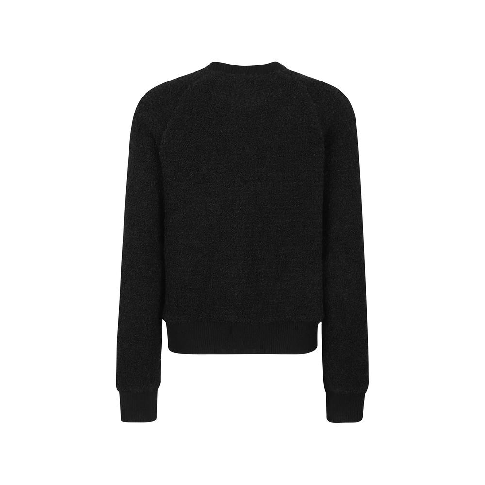bouclé-knit button-up cardigan 2