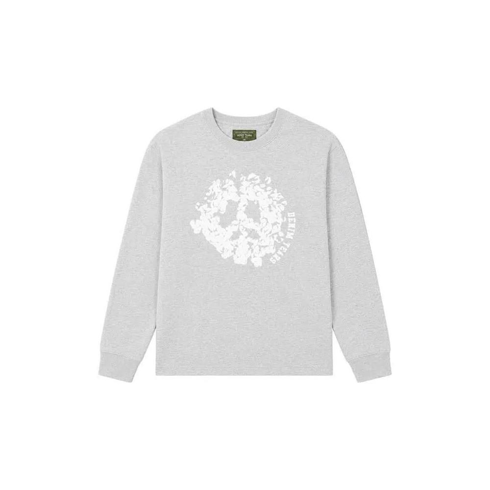 Свитшоты Denim Tears Peace Wreath Crewneck 'Grey/White' 1