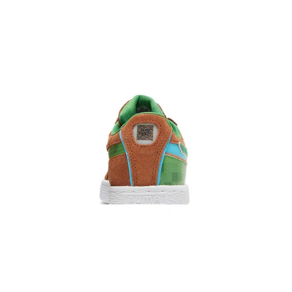 Кроссовки Minecraft x Puma Suede Jr 'Grass Block' 7