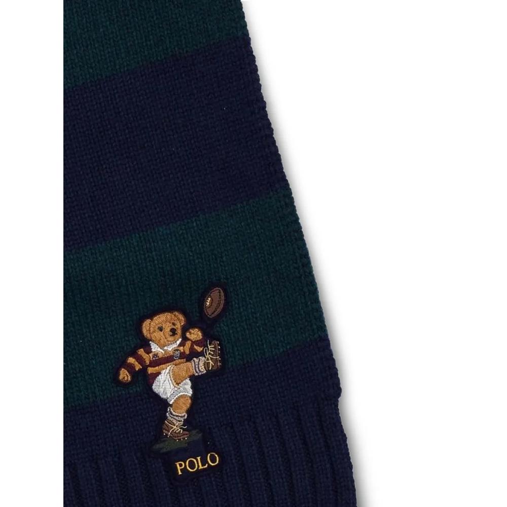 Шарф Rugby Polo Bear в стиле колор-блок 2