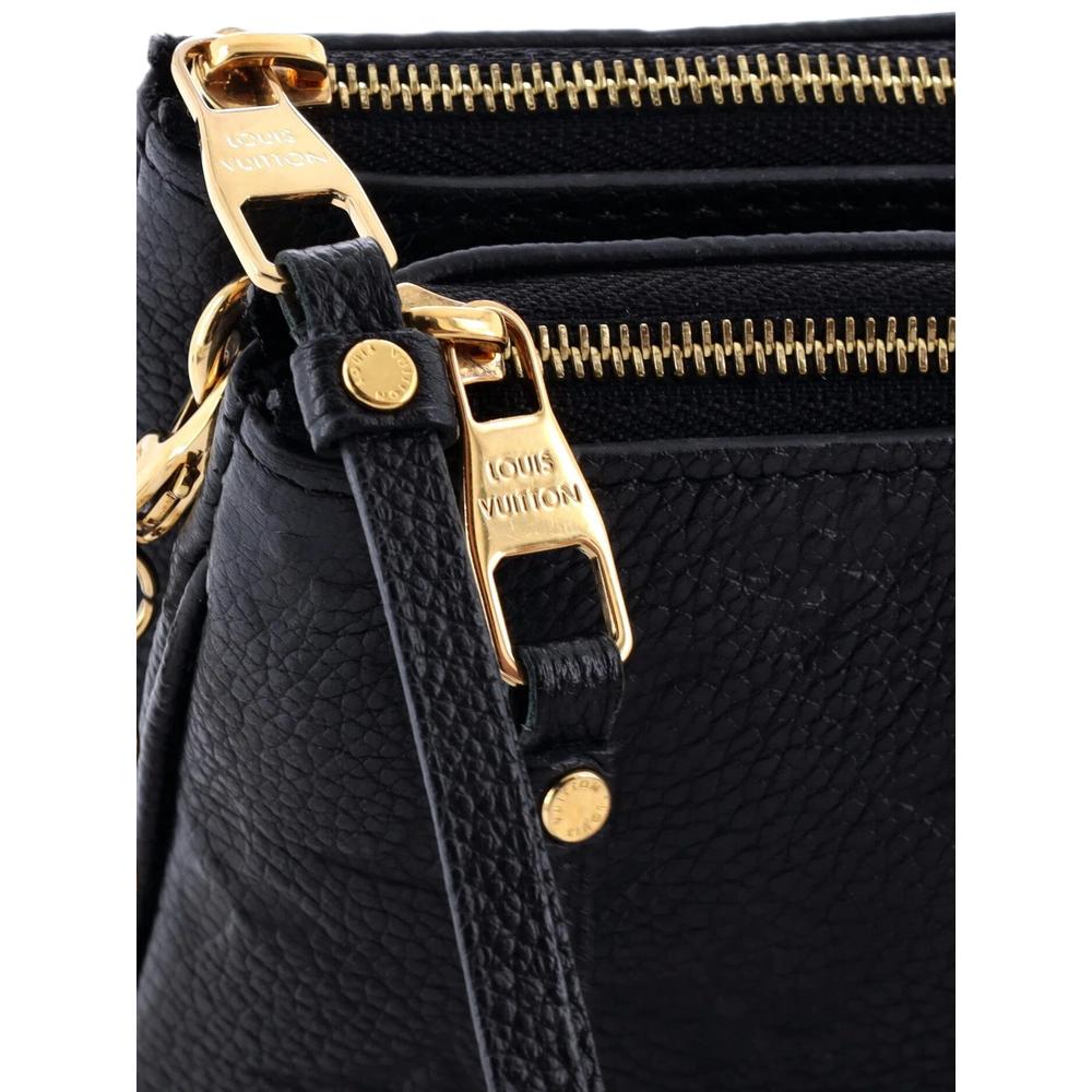 Double Zip Pochette Monogram Empreinte Leather clutch bag 6