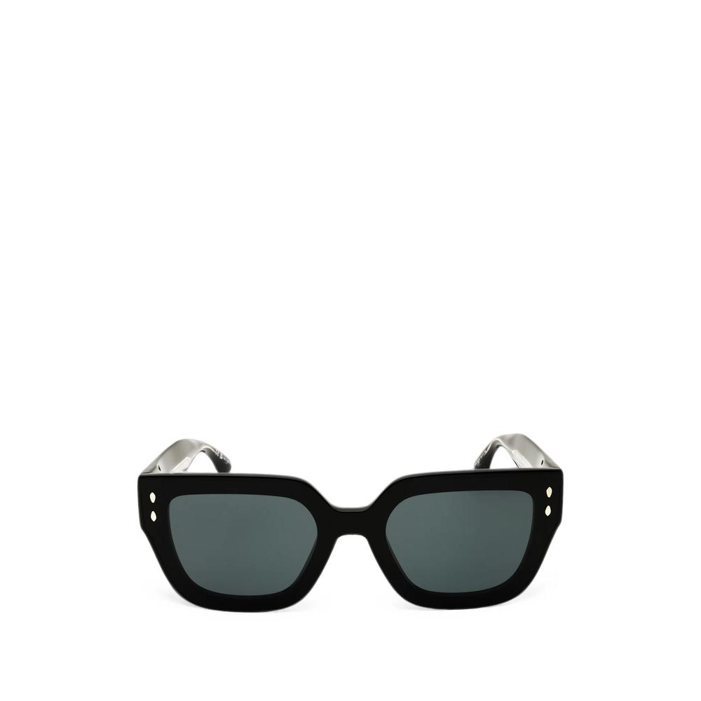 geometric-frame sunglasses 1