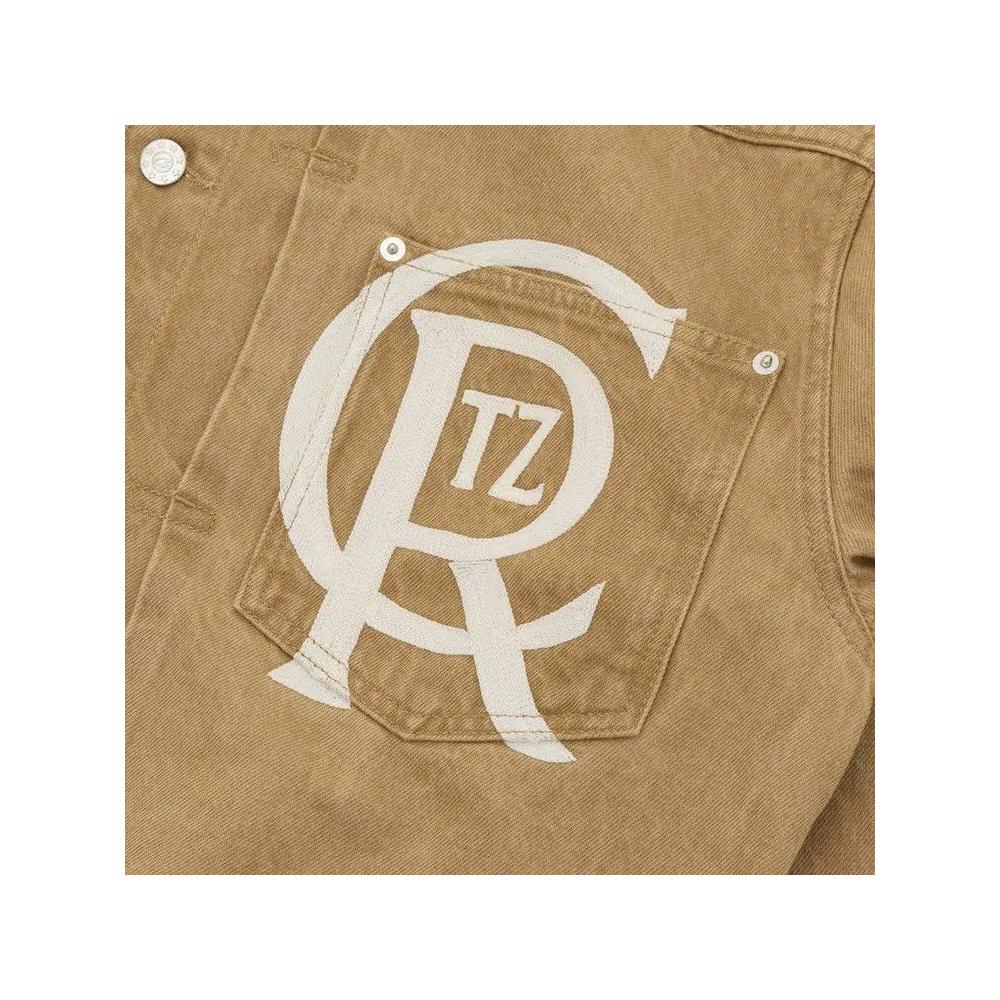 Куртки Corteiz Crest Chainstitch Denim Trucker 'Tan' 3