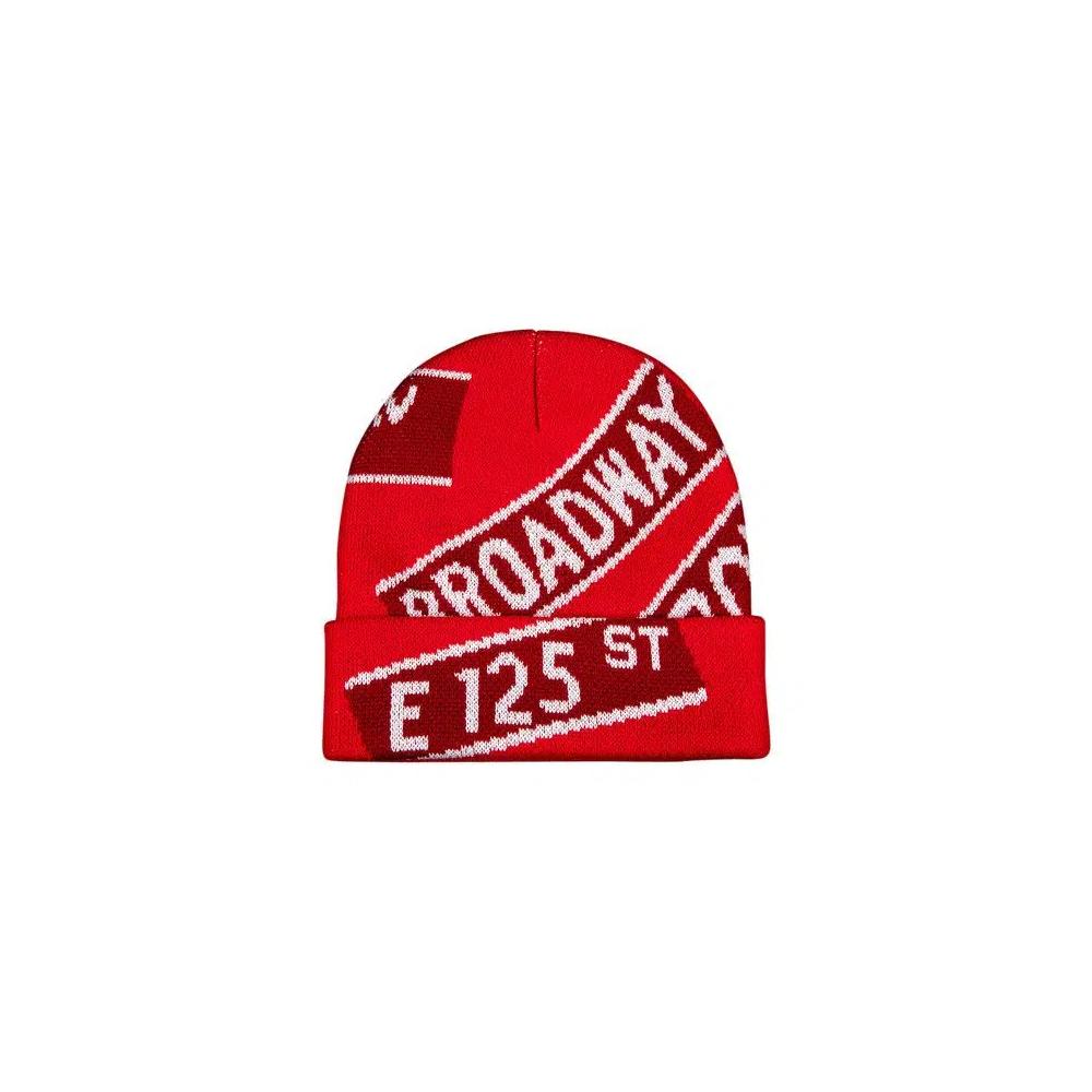 Шапки Supreme Street Signs Beanie 'Red' 2