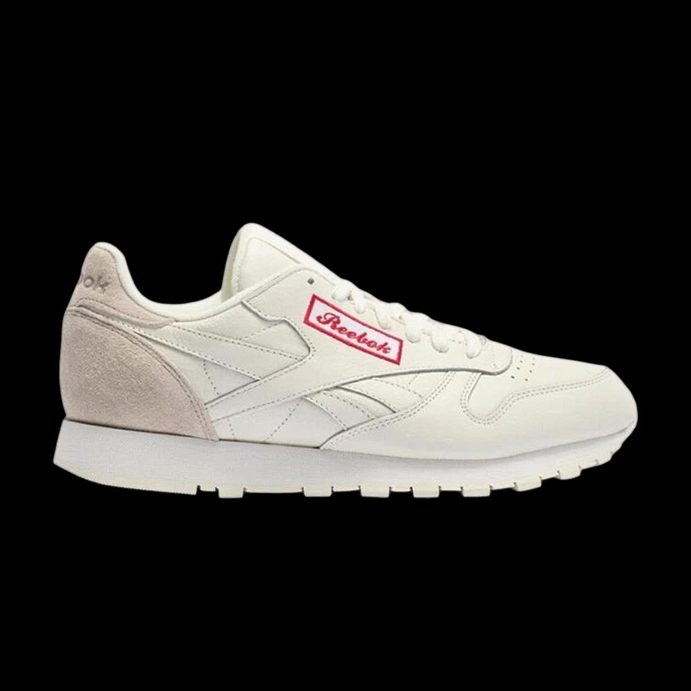 Кроссовки Reebok Classic Leather 'Chalk Sand Stone Primal Red' 1