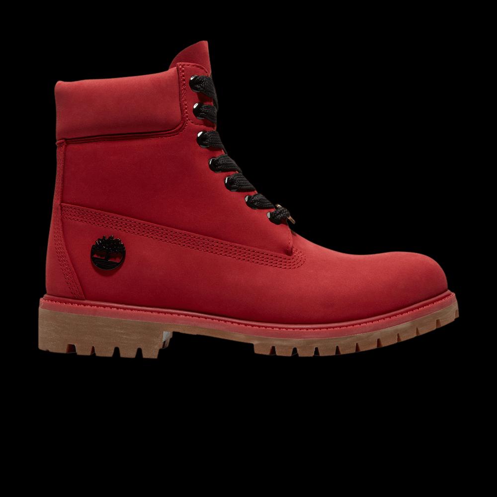 Ботинки Timberland 6 Inch Premium Boot «Medium Red Black» 1