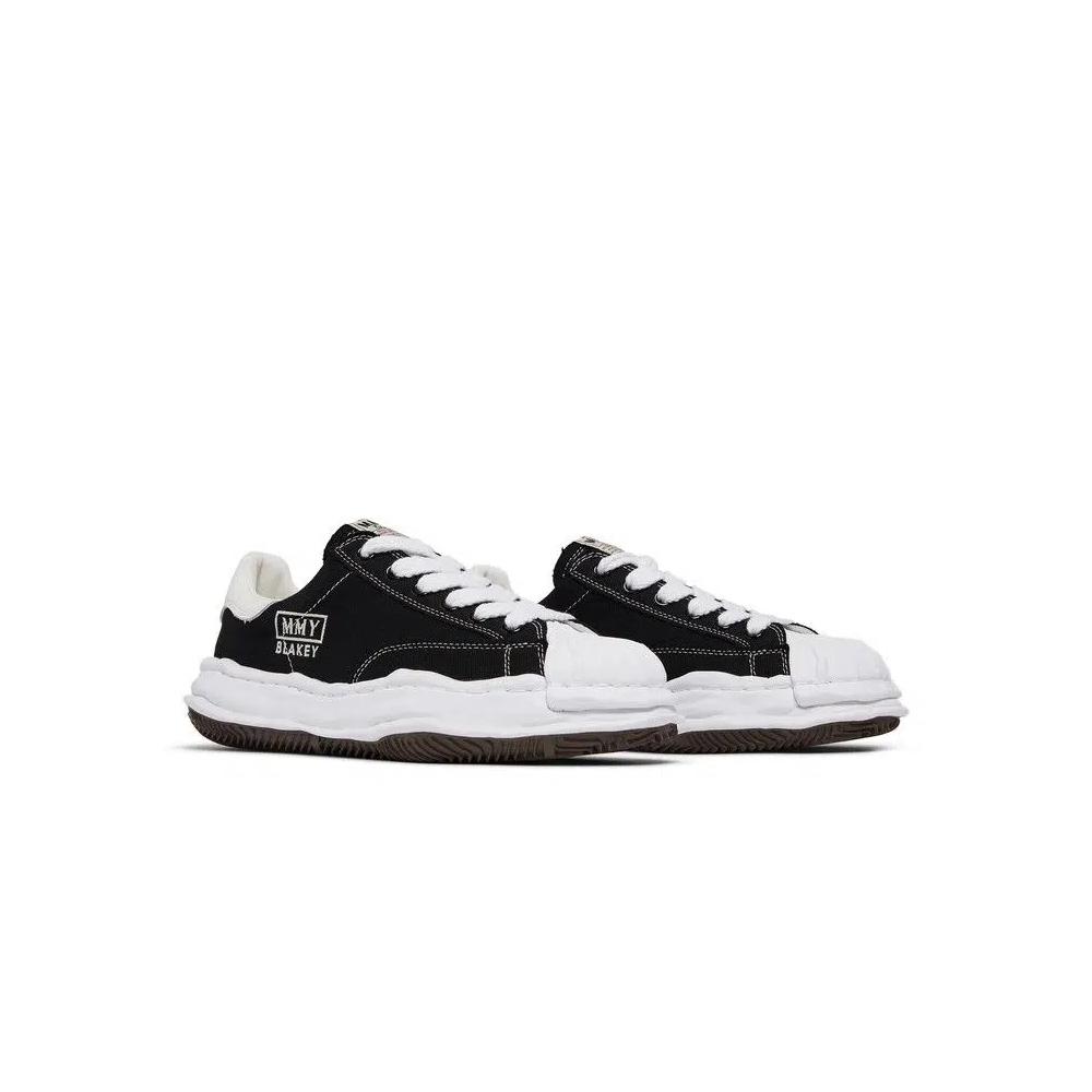 Кроссовки Maison Mihara Yasuhiro Blakey OG Sole Canvas Low 'Black White' 8