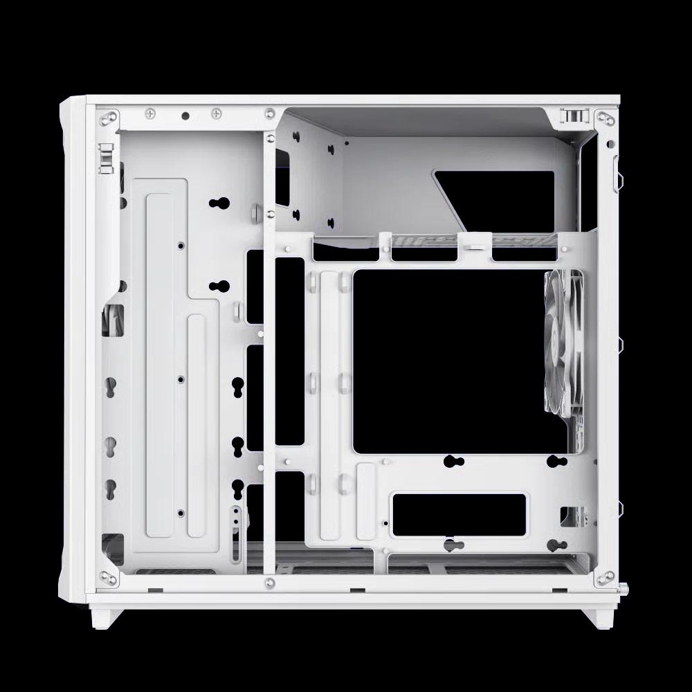 GameMax F35 WW Micro-ATX корпус - White белый 4