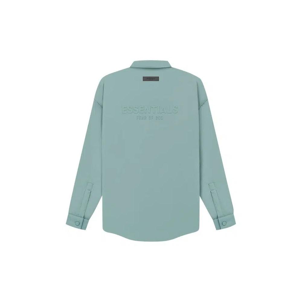Овершерты Fear of God Essentials Filled Nylon Shirt Jacket 'Sycamore' 2