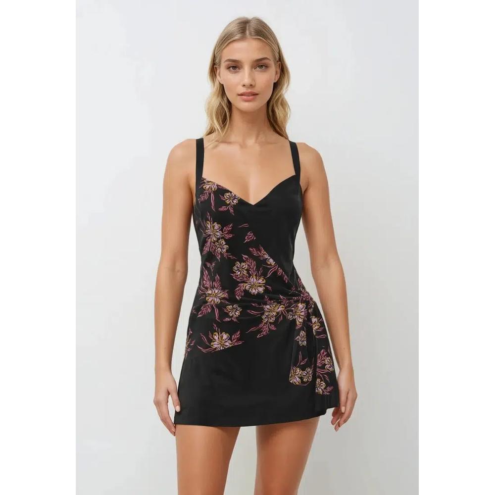 Mulberry Delight Платье-купальник с запахом 1