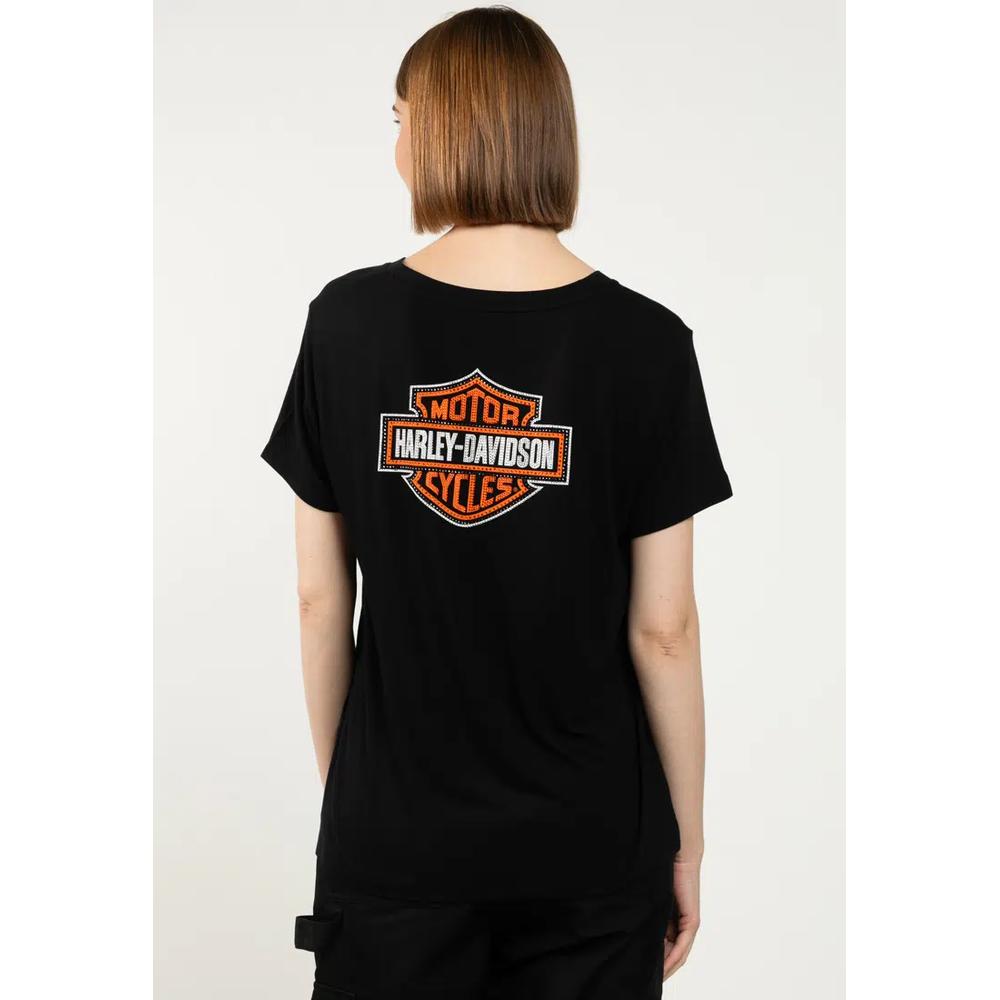 Harley-Davidson® Essential Bling футболка с V-образным вырезом 2