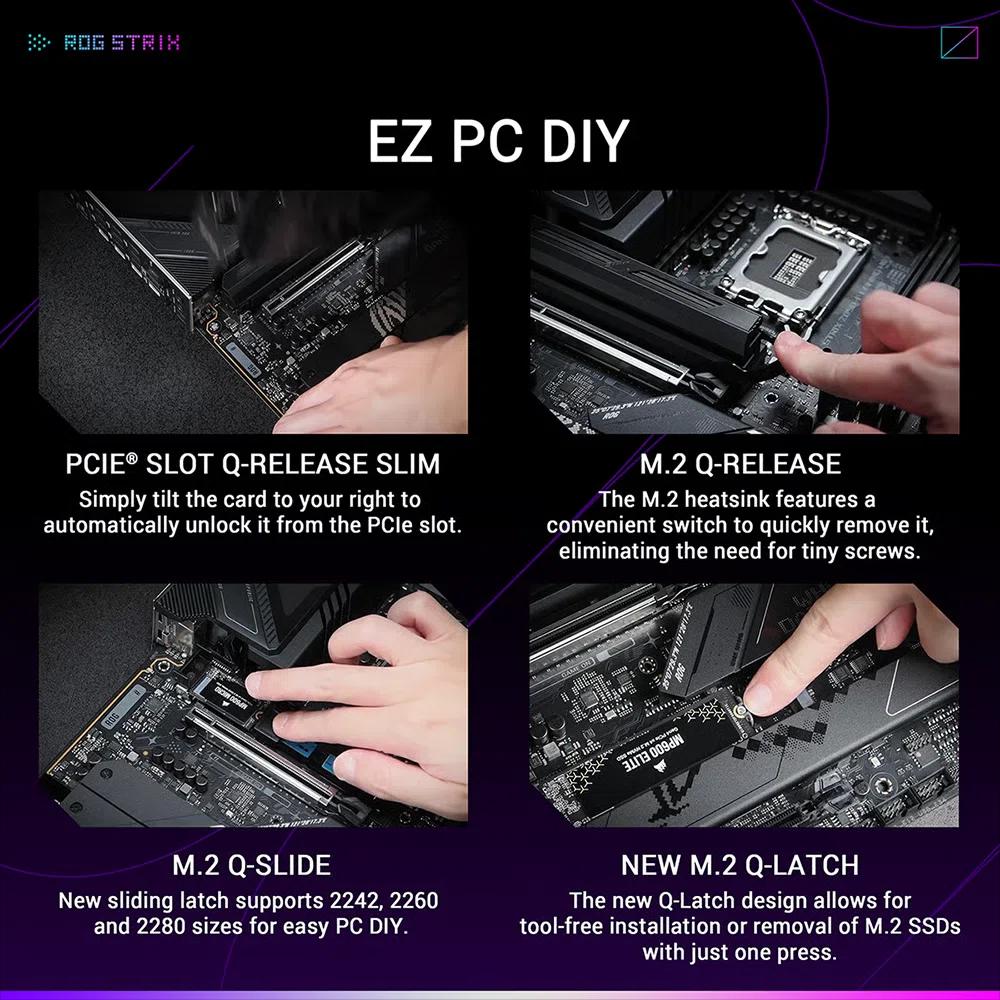 ASUS ROG STRIX Z890-F GAMING WIFI ATX материнская плата (DDR5) 5
