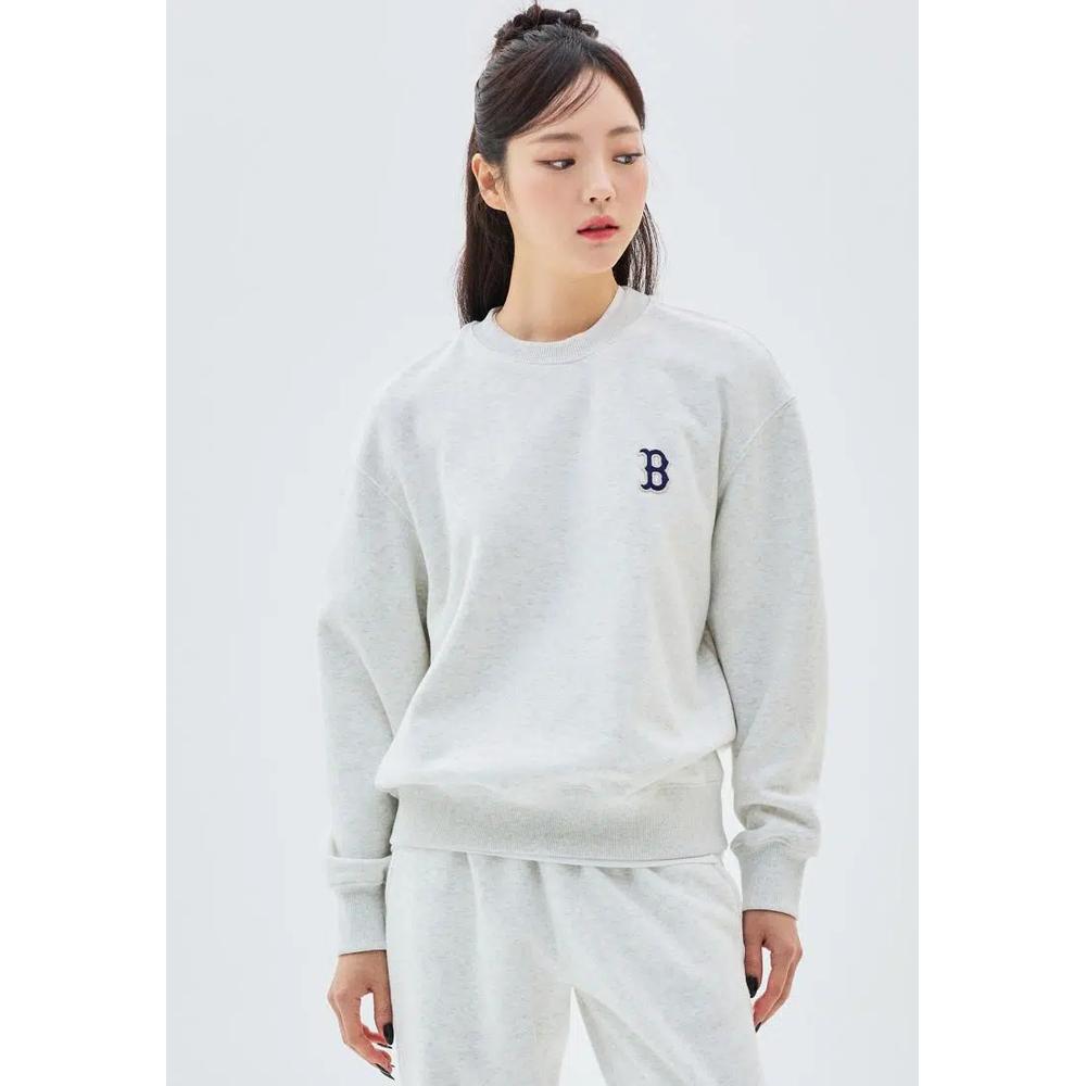 BASIC SMALL LOGO СВОБОДНЫЕ ЩЕТКОВАННЫЕ СВИТШОТЫ BOSTON RED SOX 2