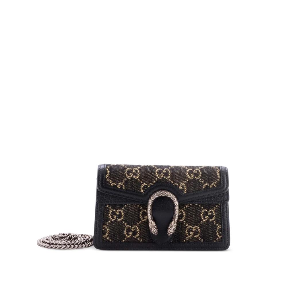 Мини-сумка через плечо Dionysus Bag GG Denim Super Mini 1