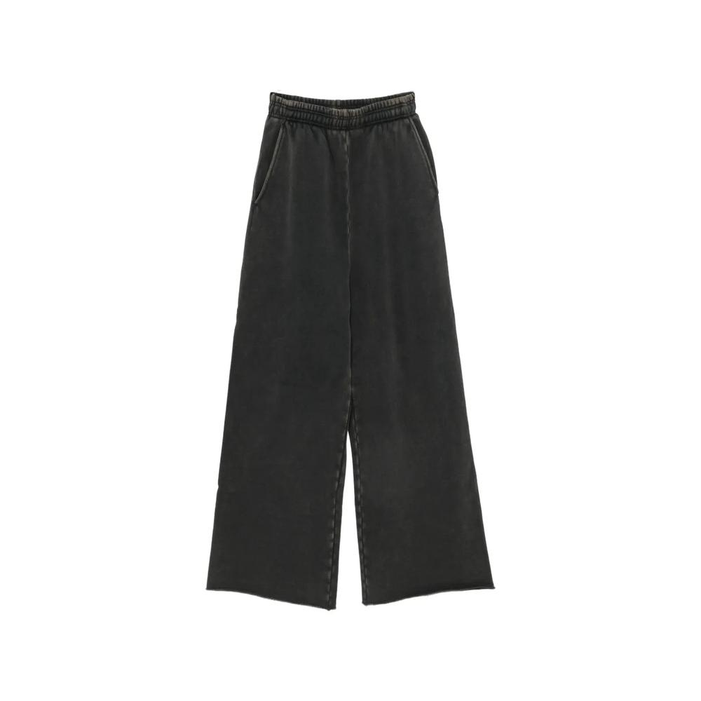 faded-effect wide-leg track pants 1