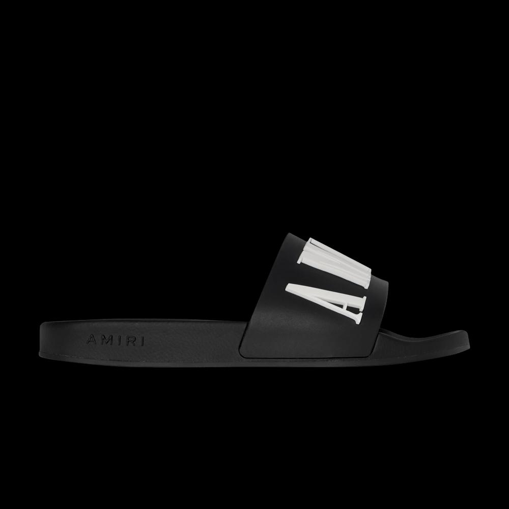 Слайды Amiri Wmns Logo Pool Slide 'Black White' 1