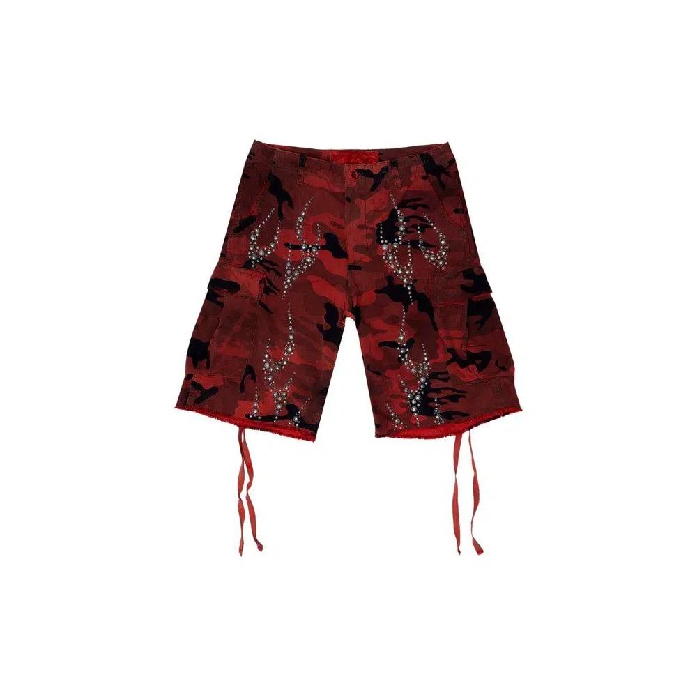 Hellstar Студёные карго шорты 'Red Camo' 1