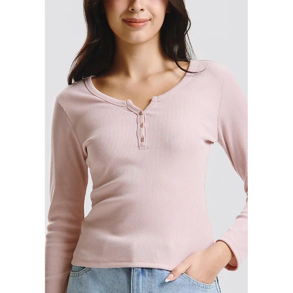 Футболка с длинным рукавом Henley 3