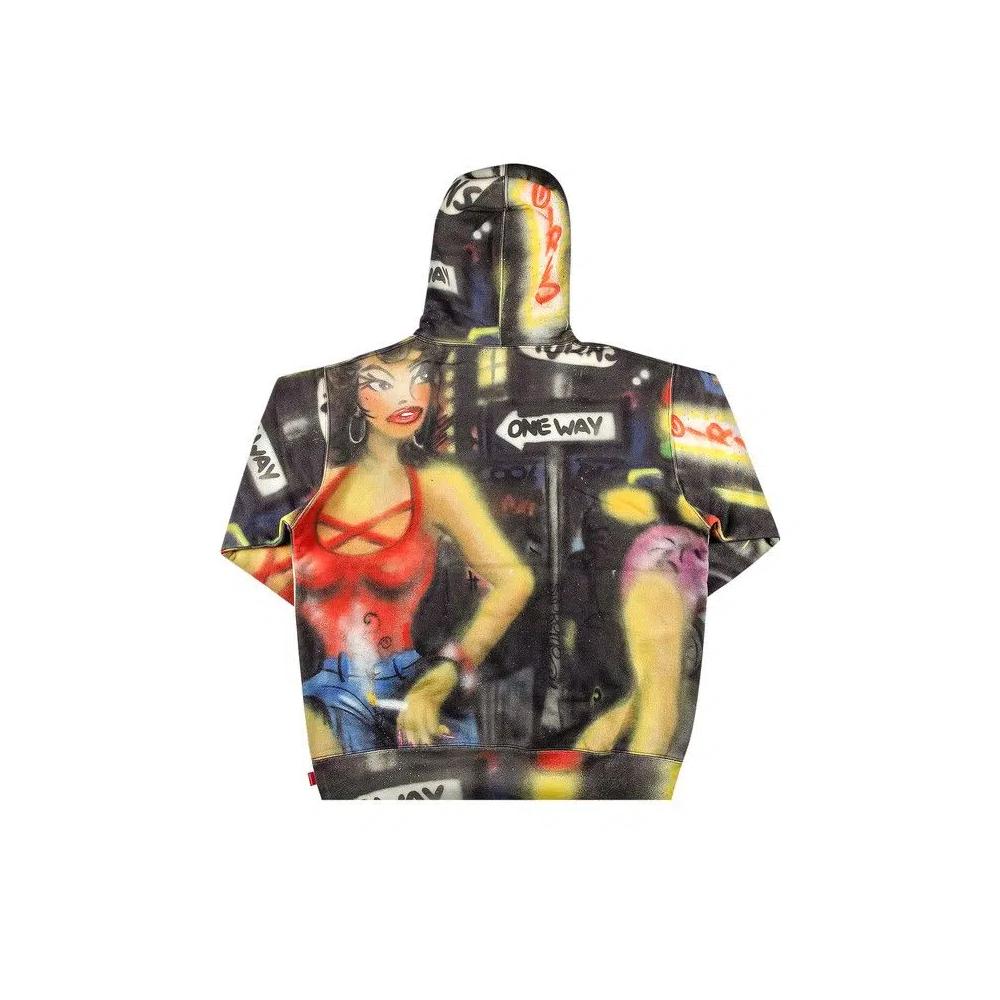 Худи Supreme x Lady Pink Hooded Sweatshirt 'Multicolor' 2