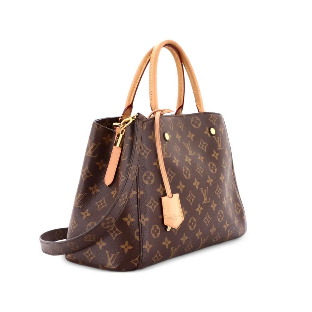Сумка-тоут Montaigne Handbag Monogram Canvas MM 1