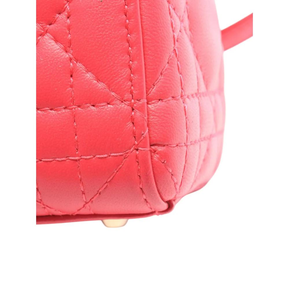 2000-2026 Mini Lambskin Cannage Lady Dior satchel 2