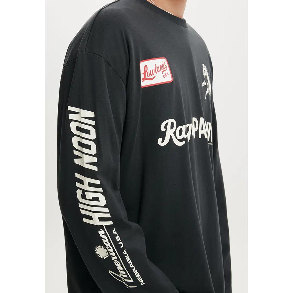 Футболка с длинным рукавом Regular Fit с графическим принтом 3