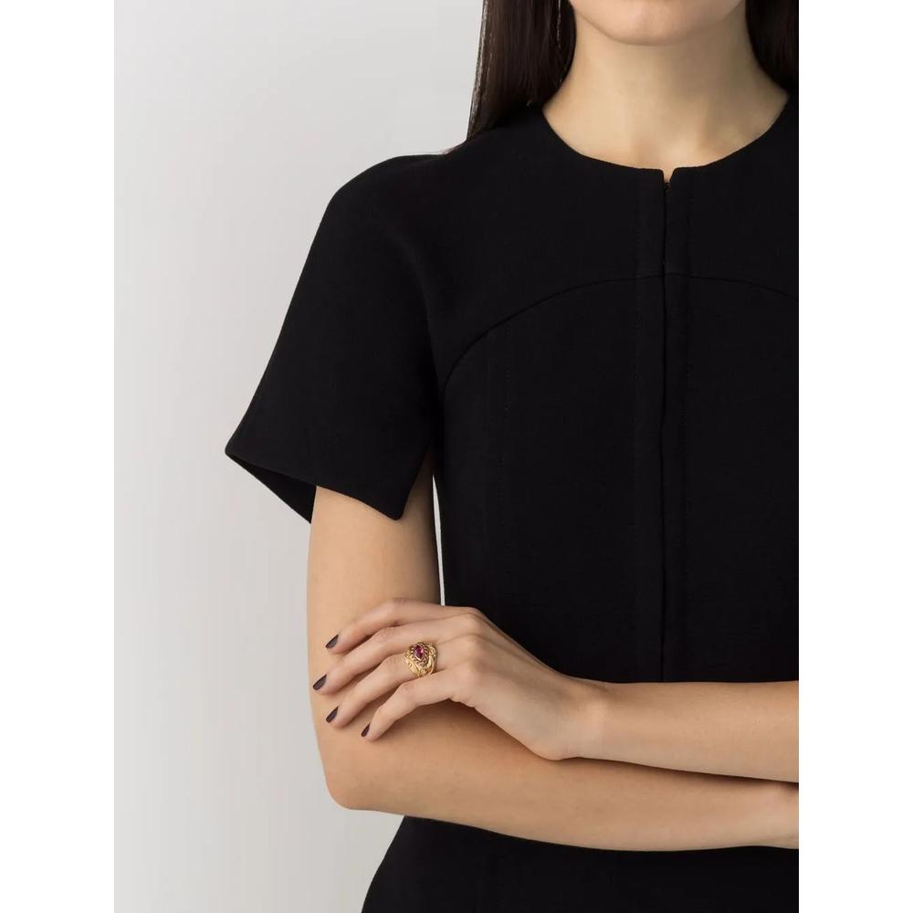 Кольцо Cashmere из желтого золота с бриллиантами и рубином 2