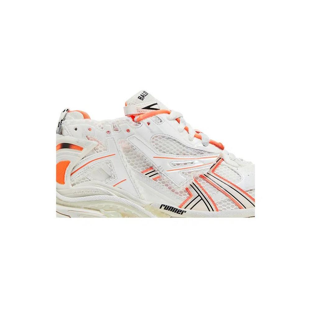 Кроссовки Balenciaga Runner Sneaker 'Eggshell Neon Orange' 2