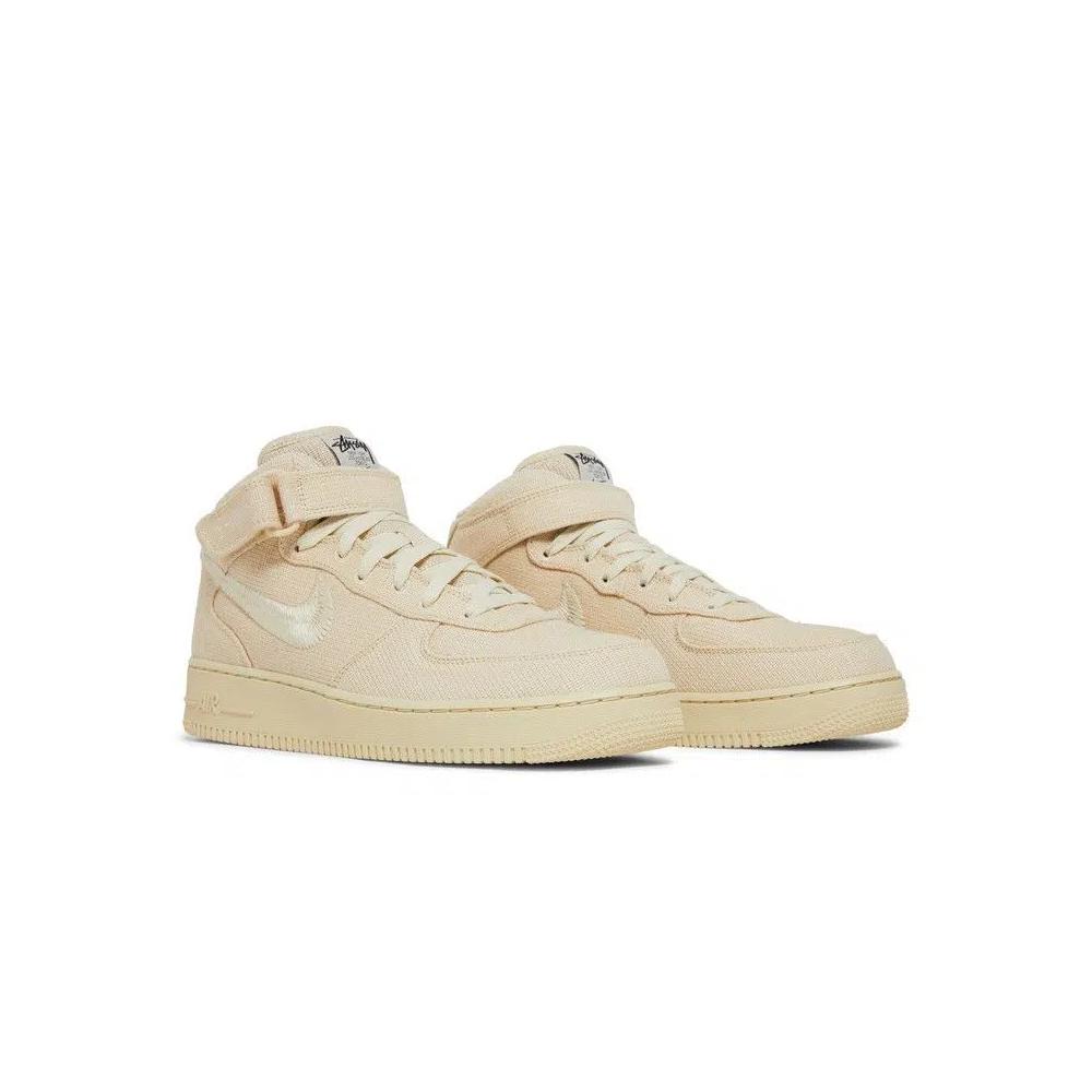 Кроссовки Stussy x Nike Air Force 1 Mid 'Fossil' 8