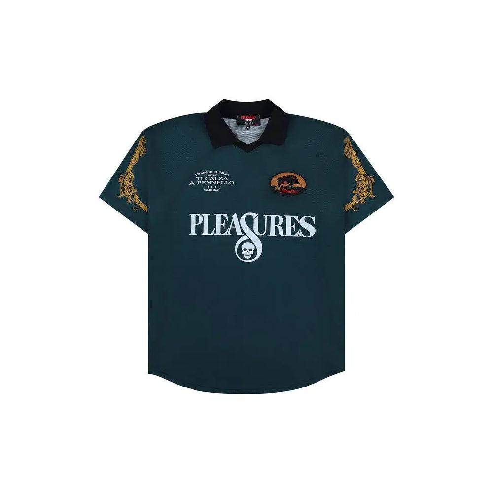 Джерси Pleasures Футболка Carlo Soccer 'Green' 1