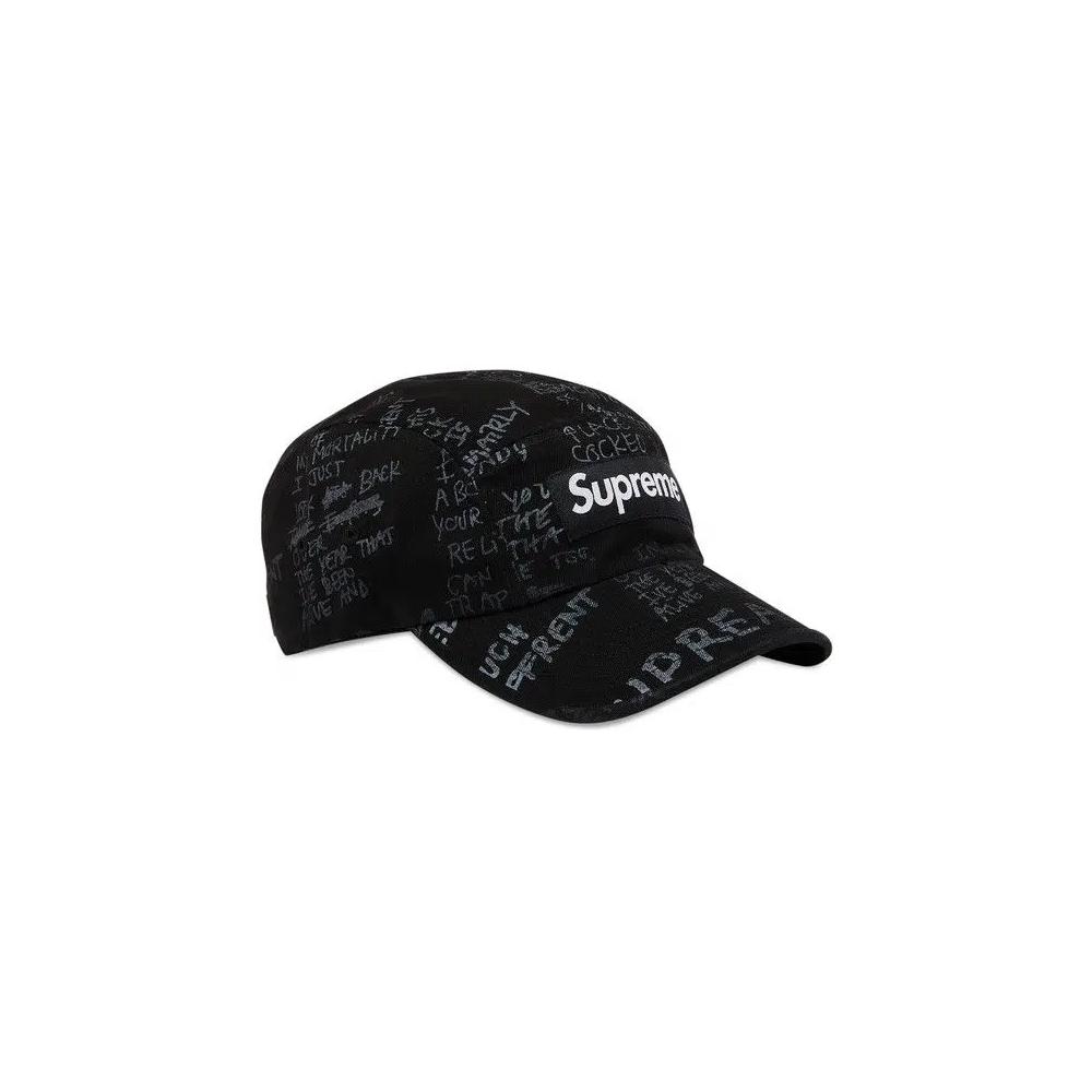 Кепка Supreme Gonz Poems Camp Cap 'Черный' 2
