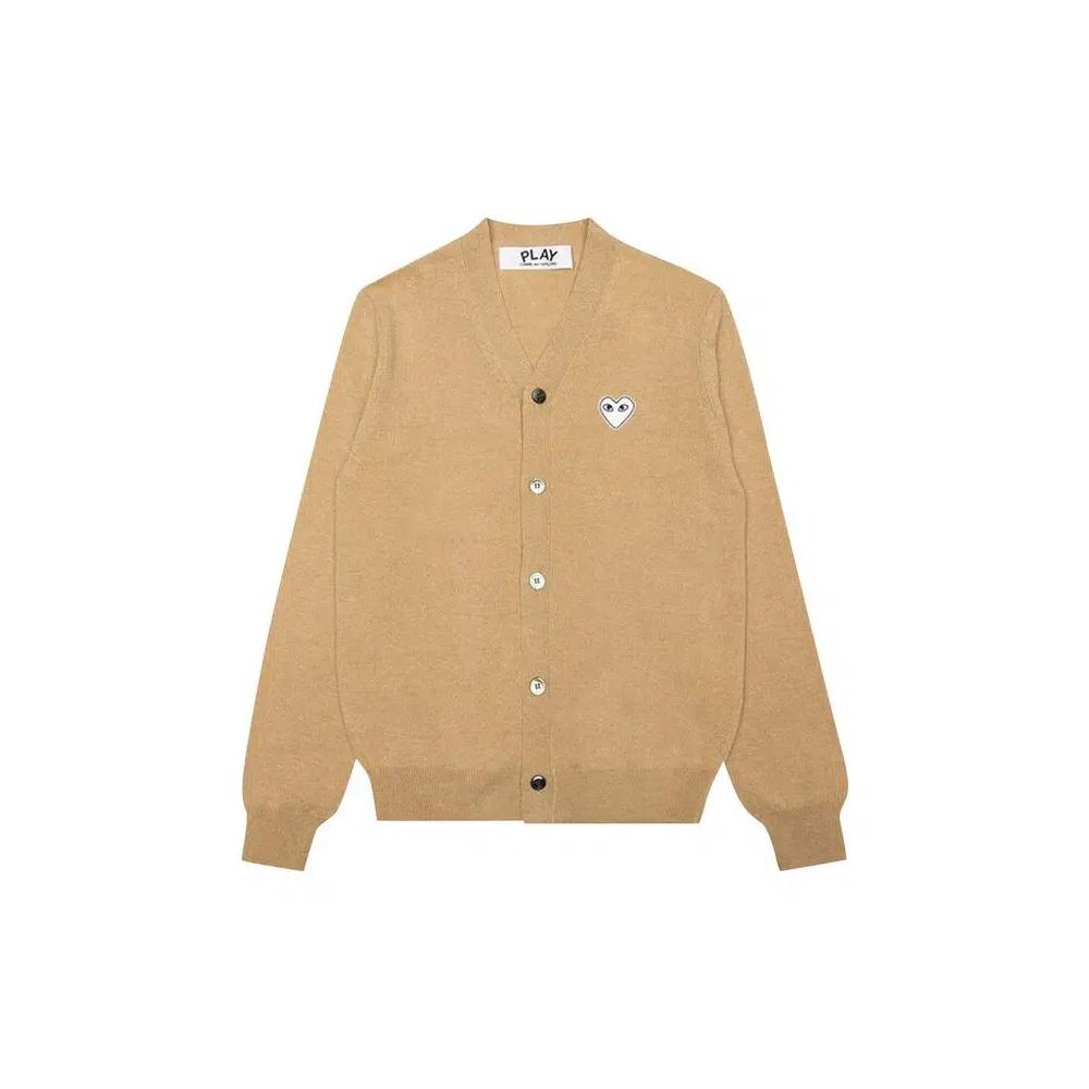 Кардиганы Comme des Garçons PLAY Woven V-Neck Cardigan 'Tan' 1